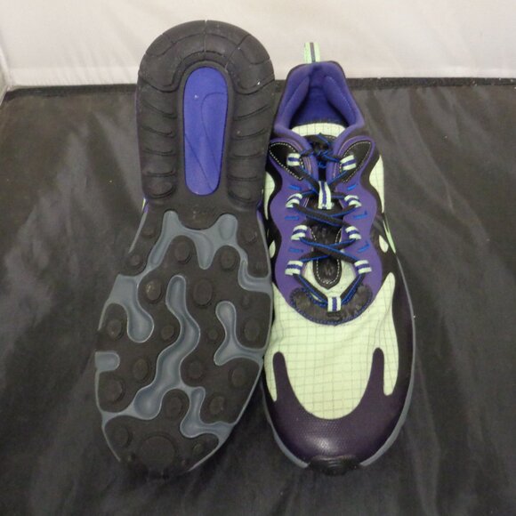 Brand New Men\'s Nike Air270 React Shoes. Size 10.5, Black/Green/Purple.  F53 main image 5